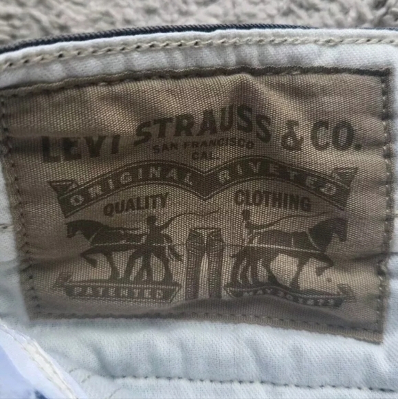 Levi's Cargo Shorts Mens W35 Black Chino White Label Hiking Camping Workwear - Picture 14 of 15